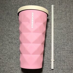 Starbucks Light Pink ss Pineapple tumbler